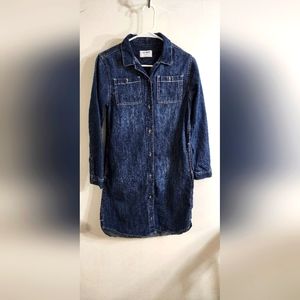 Old Navy Girls Denim Shirt Dress